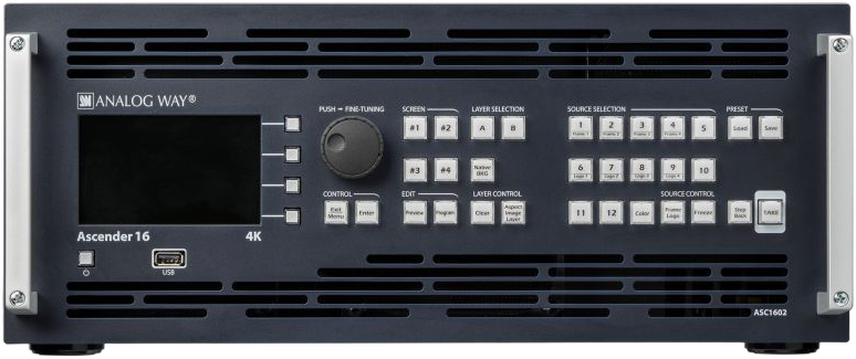 Mélangeur / Scaler 4K Analog Way Ascender 16