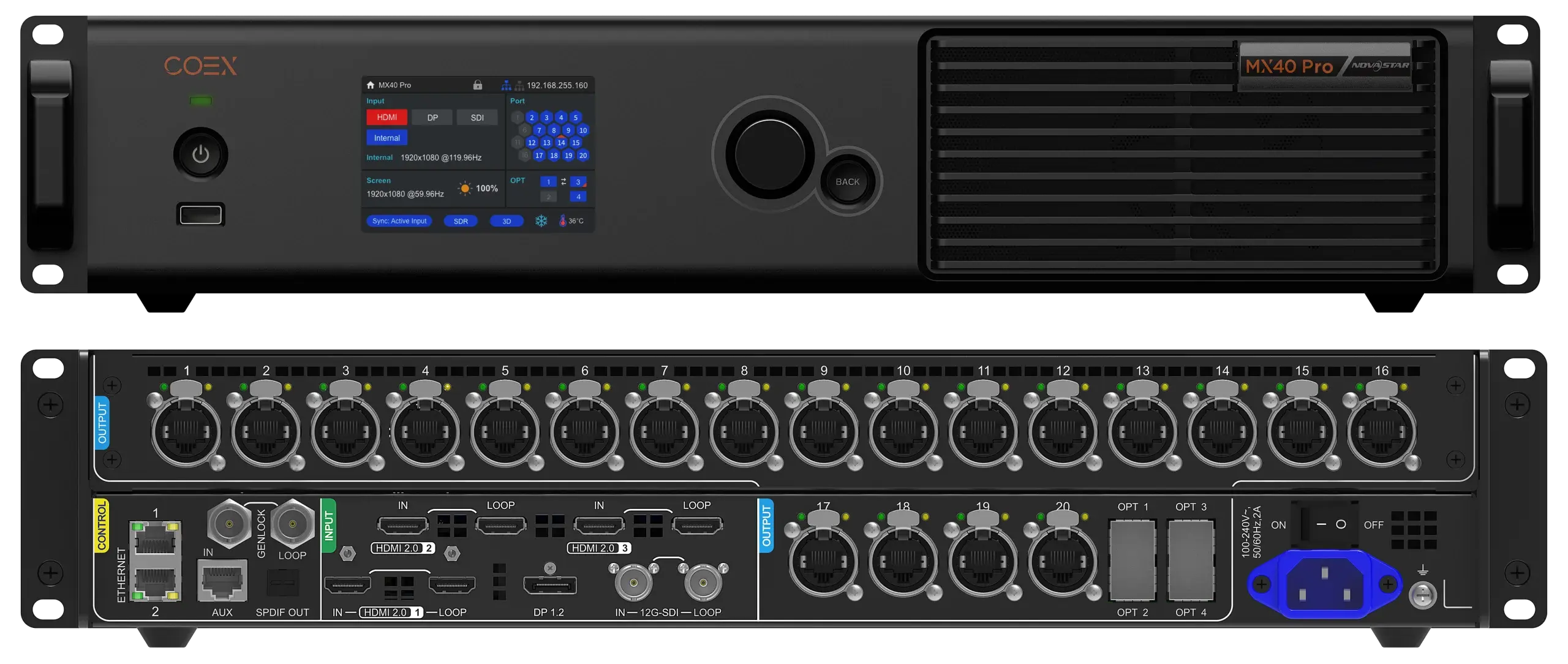 Processeur / Scaler LED NovaStar MX40 Pro